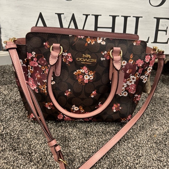 Coach Signature Medley Bouquet Satchel - Picture 1 of 2